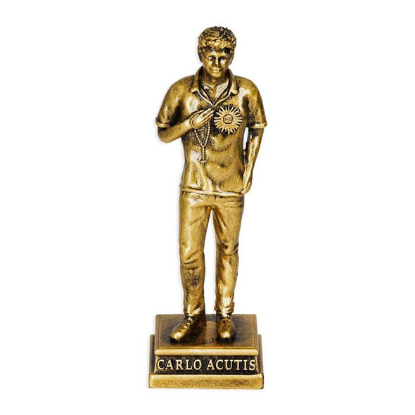 Saint Carlo Acutis Bronze Resin Statue