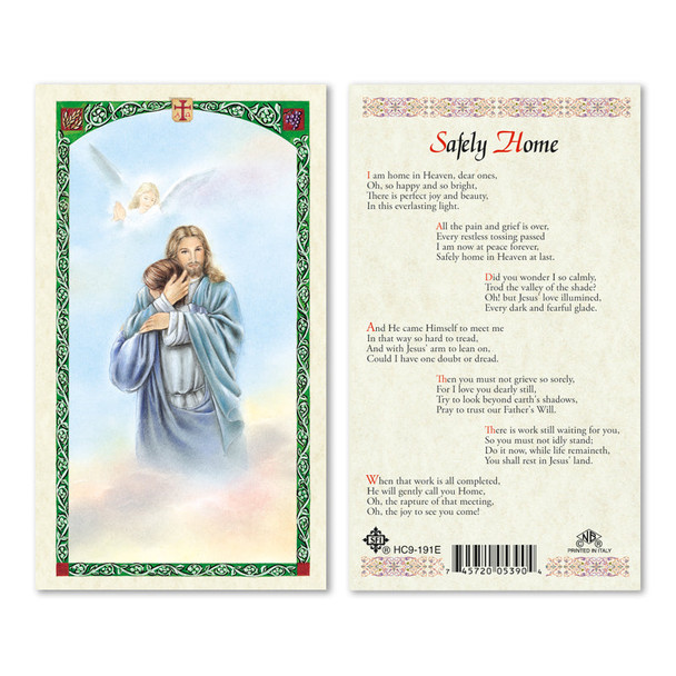 Safely Home Laminated Prayer Cards