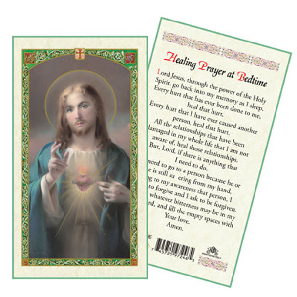 Healing Prayer At Bedtime Laminated Prayer Cards Healing Prayer At Bedtime Laminated Prayer Cards