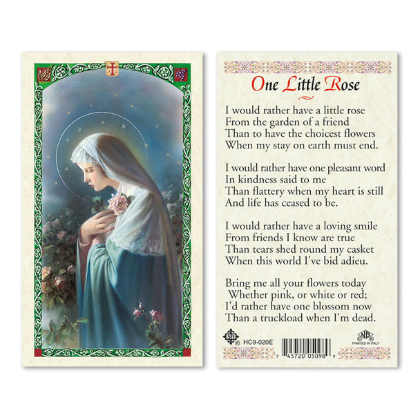 Mystical Rose Laminated Prayer Cards Mystical Rose Laminated Prayer Cards