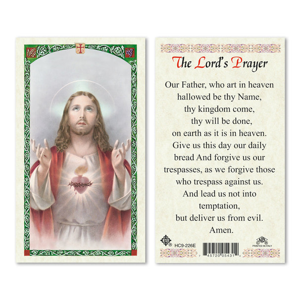 The Lord's Prayer Laminated Prayer Cards