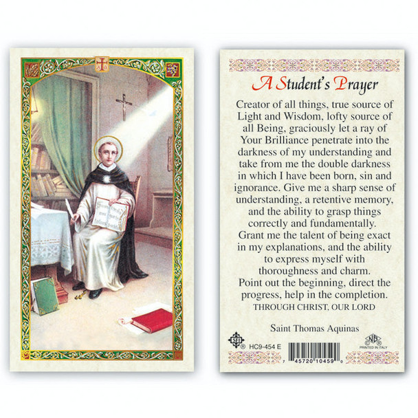 St. Joseph - Novena To St. Joseph Laminated Prayer Cards