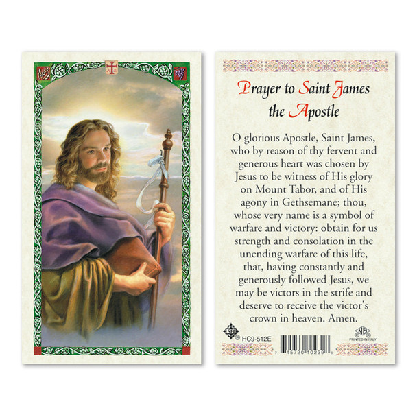 St. James - Prayer Laminated Prayer Cards