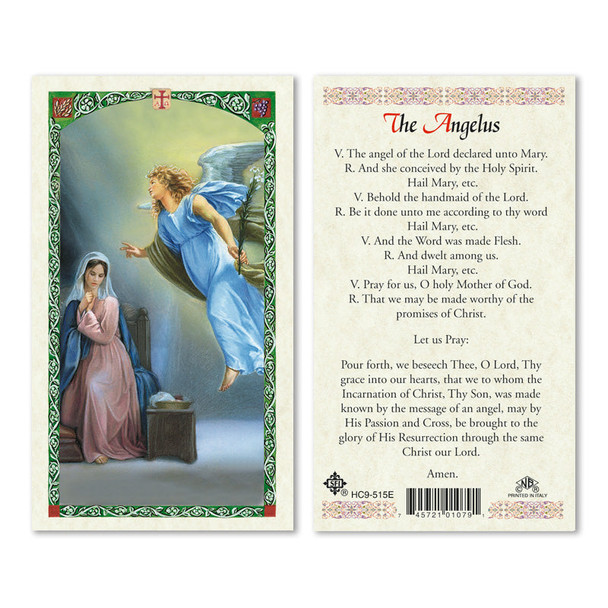 The Angelus - Prayer Laminated Prayer Cards