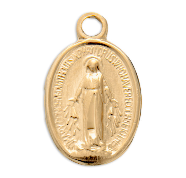 Gold Over Sterling Miraculous Medal