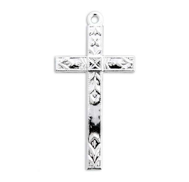 Sterling Silver Finely Detailed Cross