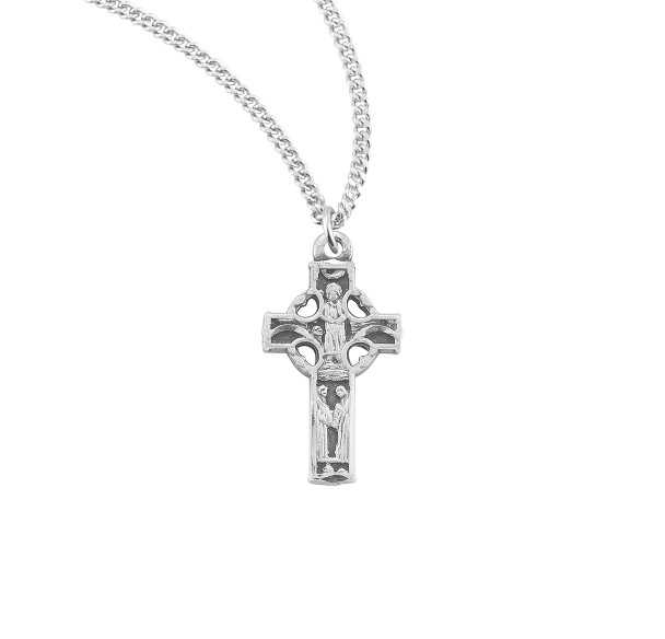 Sterling Silver Irish Celtic cross Pendant