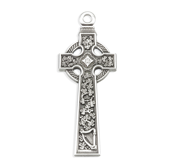 Sterling Silver Irish Celtic cross