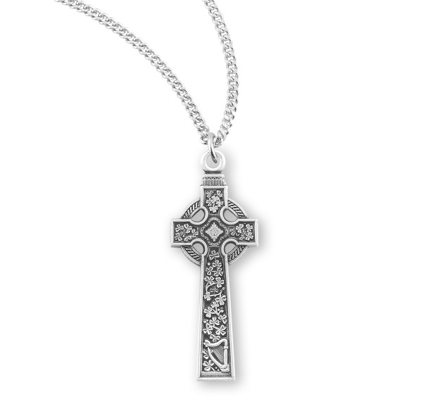 Sterling Silver Irish Celtic cross