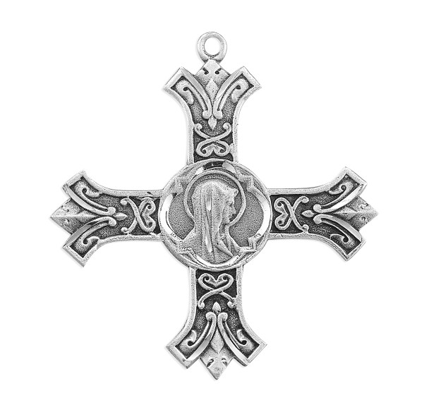 Sterling Silver Madonna Cross Sterling Silver Madonna Cross