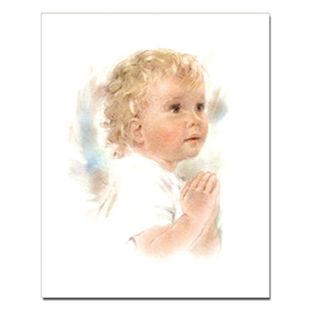 CHILD PRAYING CARDED 8x10 PRINT FOR FRAMING