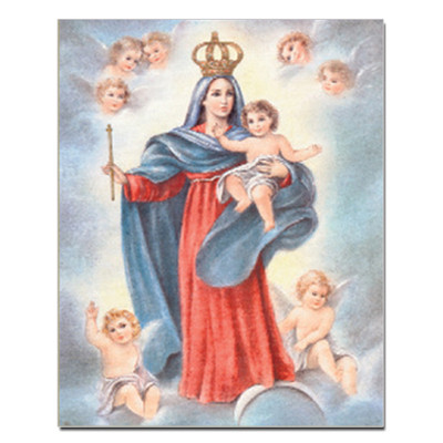 VIRGEN DE LOS ANGELES CARDED 8x10 PRINT FOR FRAMING