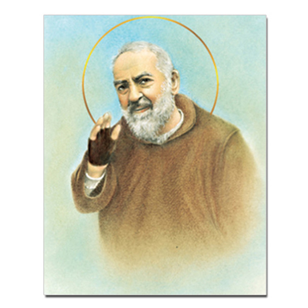 PADRE PIO DE PIETRELCINA CARDED 8x10 PRINT FOR FRAMING