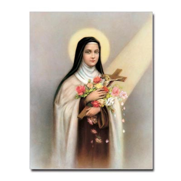 SAINT THERESA 8x10 PRINT CARDED FOR FRAMING