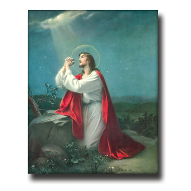 JESUS AT MT OLIVE CARDED 8x10 PRINT FOR FRAMING