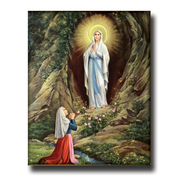 OL LOURDES CARDED 8x10 PRINT FOR FRAMING