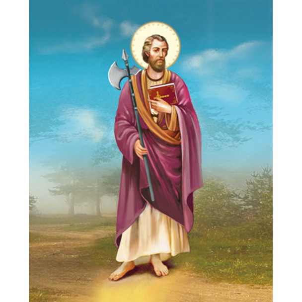 SAINT MATTHIAS CARDED 8x10 PRINT FOR FRAMING SAINT MATTHIAS CARDED 8x10 PRINT FOR FRAMING