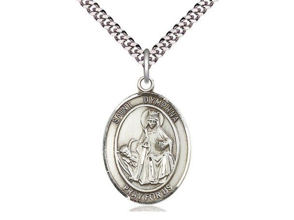 St. Dymphna - Oval Patron Saint Series