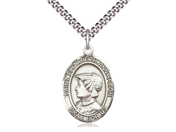 St. Elizabeth Ann Seton - Oval Patron Saint Series