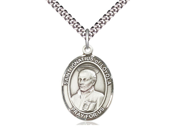 St. Ignatius of Loyola - Oval Patron Saint Series