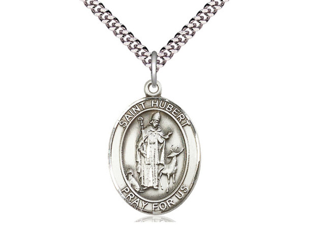 St. Hubert of Liege - Oval Patron Saint Series St. Hubert of Liege - Oval Patron Saint Series