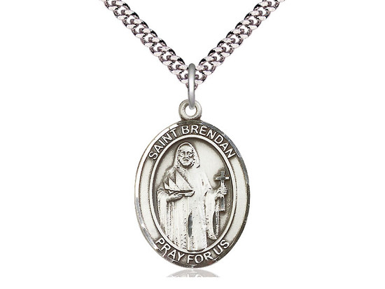 St. Brendan the Navigator - Oval Patron Saint Series