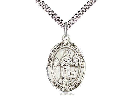 St. Isidore the Farmer - Oval Patron Saint Series