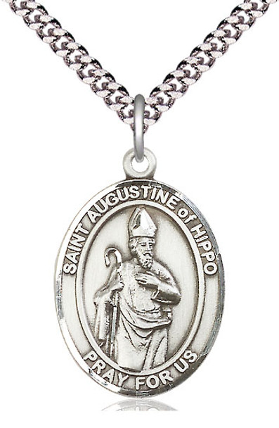 St. Augustine of Hippo - Oval Patron Saint Series St. Augustine of Hippo - Oval Patron Saint Series
