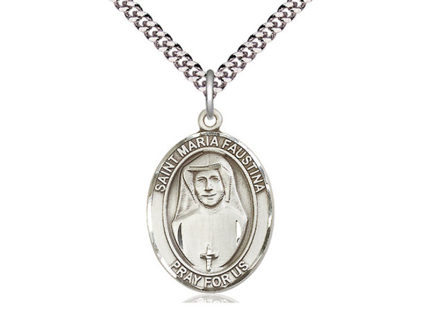 St. Maria Faustina - Oval Patron Saint Series St. Maria Faustina - Oval Patron Saint Series