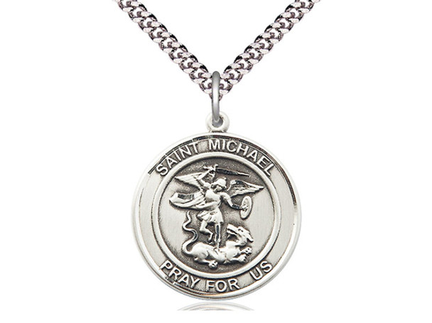 St. Michael the Archangel - Round Patron Saint Series
