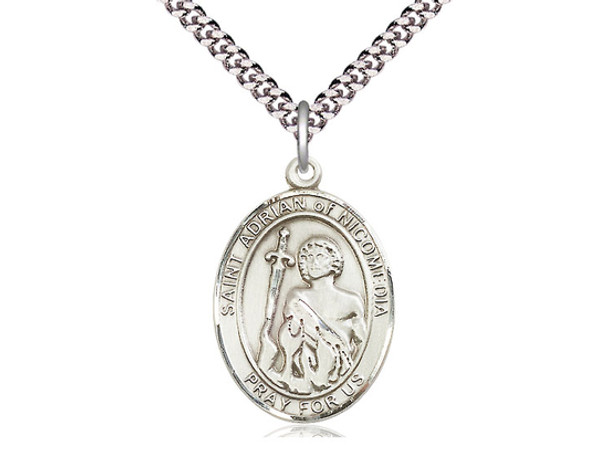 St. Adrian of Nicomedia - Oval Patron Saint Series St. Adrian of Nicomedia - Oval Patron Saint Series