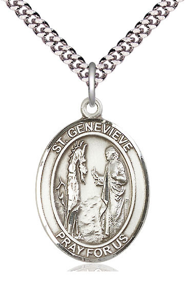 St. Genevieve - Oval Patron Saint Series
