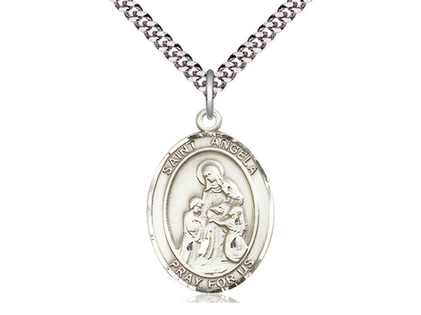 St. Angela Merici - Oval Patron Saint Series