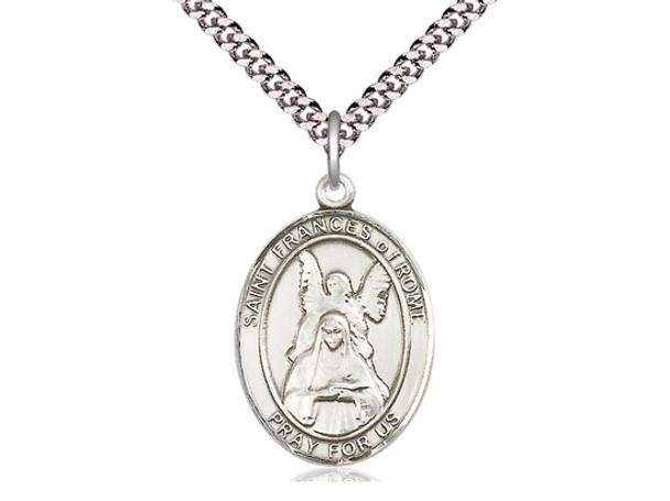 St. Frances of Rome - Oval Patron Saint Series