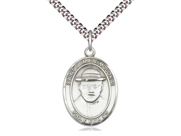 St. Damien of Molokai - Oval Patron Saint Series St. Damien of Molokai - Oval Patron Saint Series