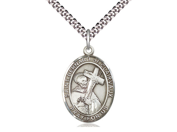 St. Bernard of Clairvaux - Oval Patron Saint Series St. Bernard of Clairvaux - Oval Patron Saint Series