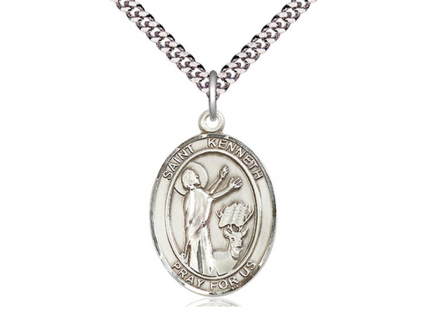 St. Kenneth - Oval Patron Saint Series