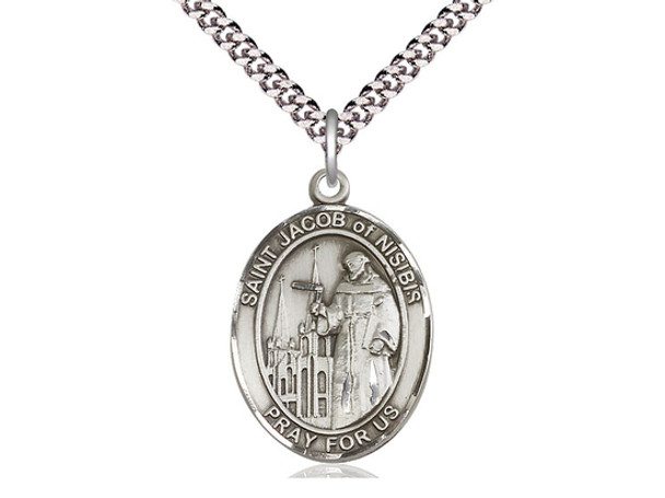 St. Jacob of Nisibis - Oval Patron Saint Series St. Jacob of Nisibis - Oval Patron Saint Series