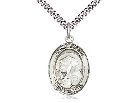 St. Bruno - Oval Patron Saint Series