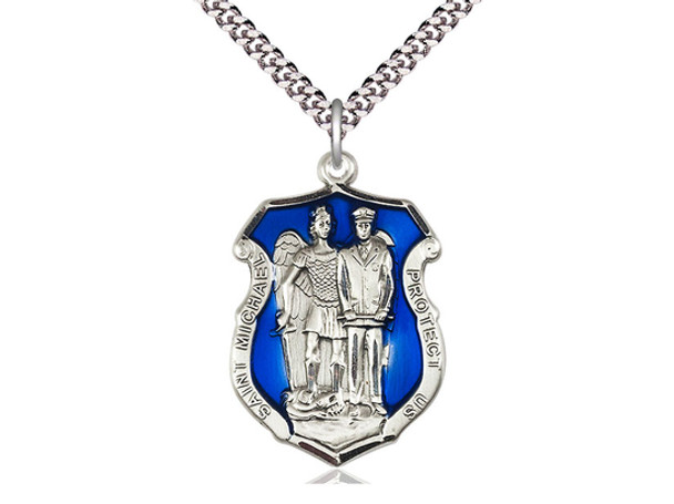 St. Michael the Archangel is the Patron Saint of Police Officers/EMTs.