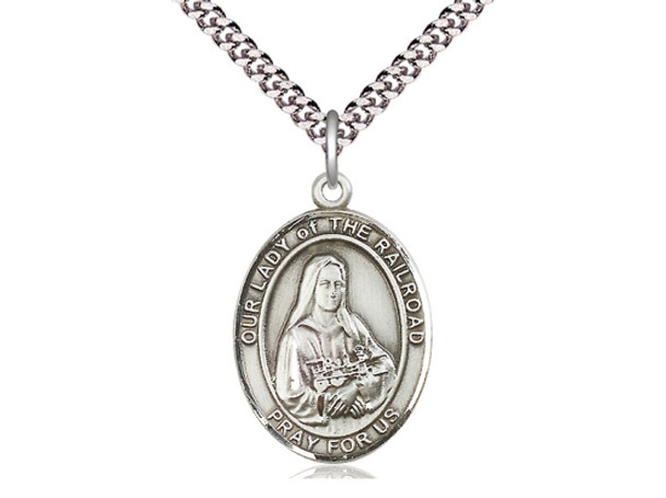 Our Lady of the Railroad - Oval Patron Saint Series