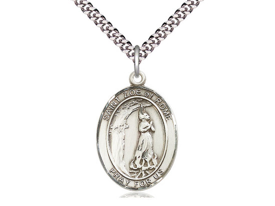 St. Zoe of Rome - Oval Patron Saint Series