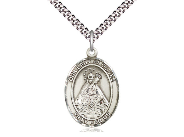 Our Lady of Olives - Oval Patron Saint Series