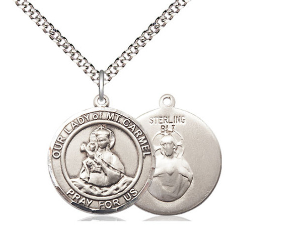 Our Lady of Mount Carmel - Round Patron Series Our Lady of Mount Carmel - Round Patron Series