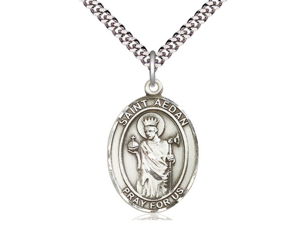 St. Aedan of Ferns - Oval Patron Saint Series St. Aedan of Ferns - Oval Patron Saint Series