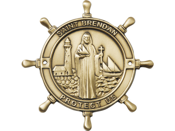 St. Brendan Boat Plaque