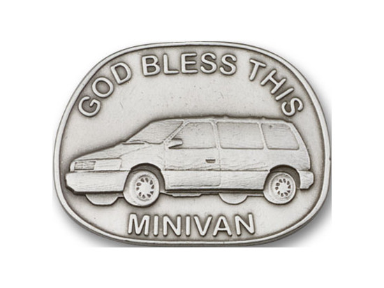 God Bless This Mini-Van Visor Clip