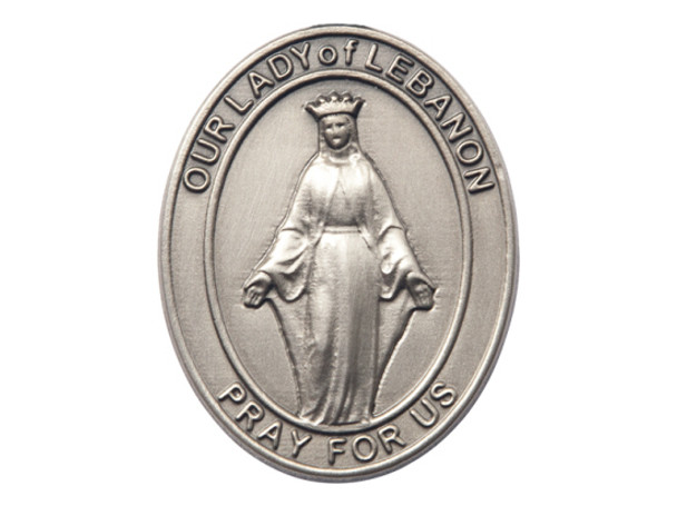 Our Lady of Lebanon Visor Clip