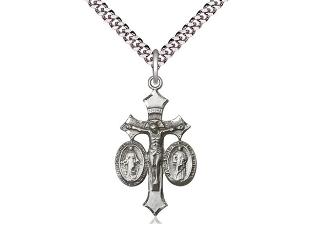 Jesus, Mary & Joseph Crucifix
