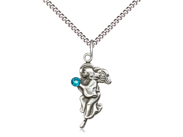Guardian Angel Birthstone Pendant
